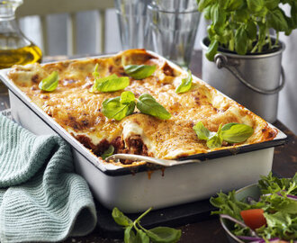 Grekisk lasagne med aubergine