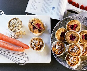 Två sorters havremuffins