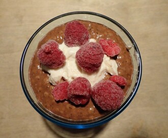 Recept: Choklad chiapudding med kaffesmak