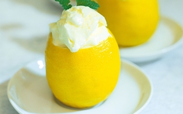 Glassfyllda citroner