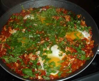 Huevos rancheros med köttfärs