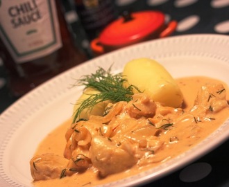 Stroganoff på fisk