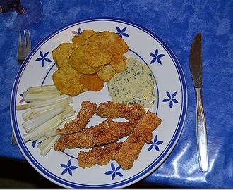 Fishfingers med citronmajonnäs