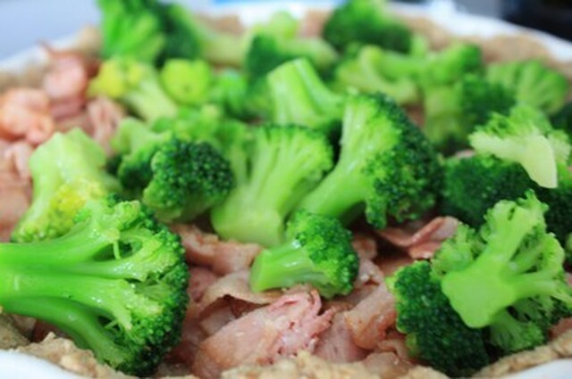 Bacon och broccolipaj
