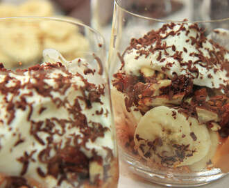 Banana toffee sundae