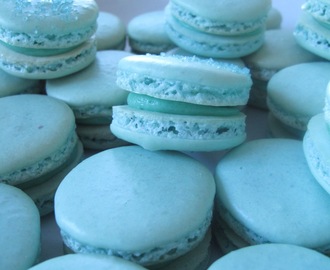 Baby Blue Macarons