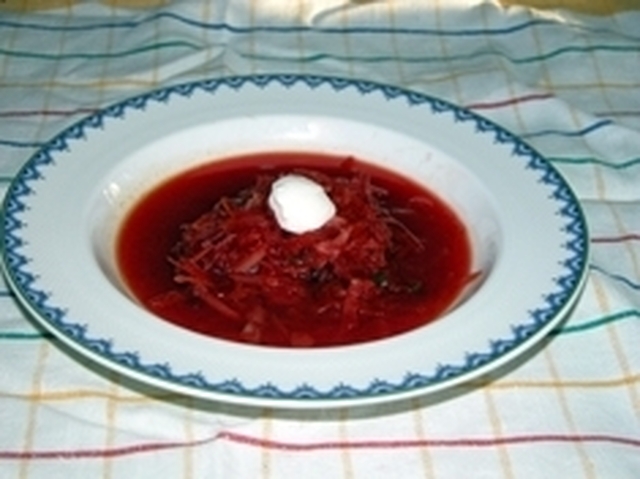 Polsk rödbetsoppa