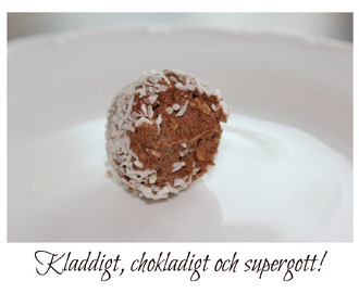 Chokladbollar - den nyttigare varianten