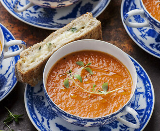 Enkel tomatsoppa med grädde