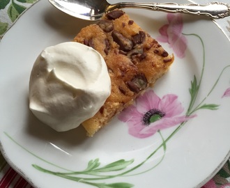 Glutenfri mjuk långpannekaka med smak av kokos