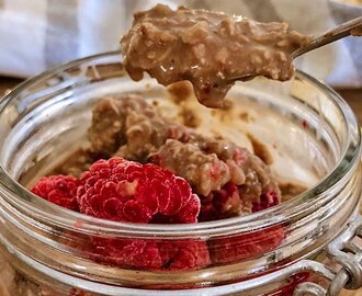 Overnight oats med smak av kokoslatte – recept från Matildas kök