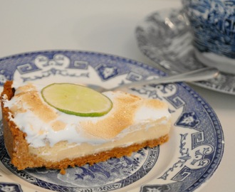 Key lime pie med marängtäcke