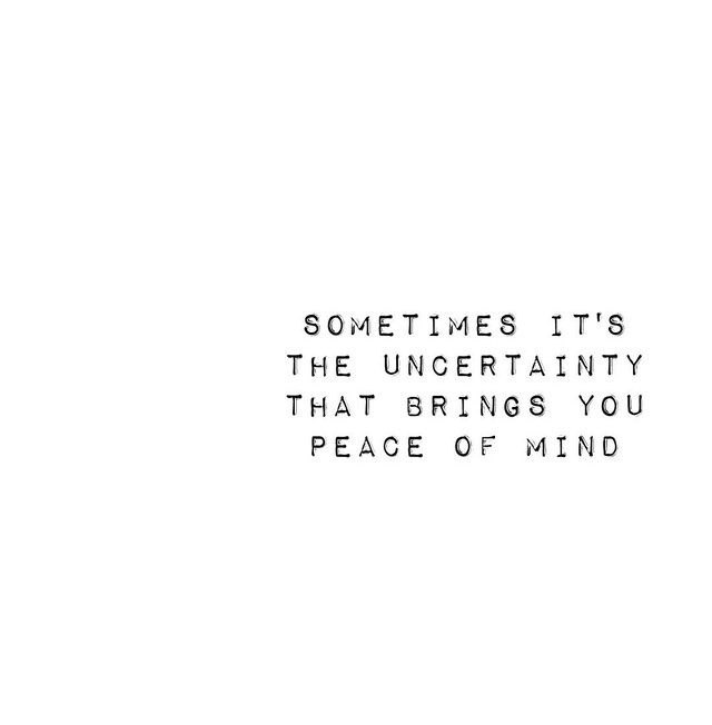 A peaceful mind