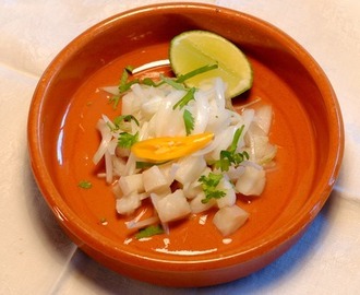 PS klassiker: Ceviche med kummel