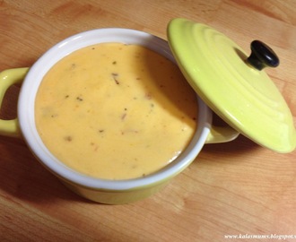 Het cheddar dip