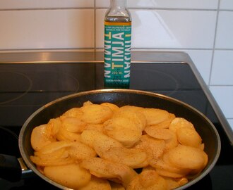 Råstekt potatis - med smak av timjan