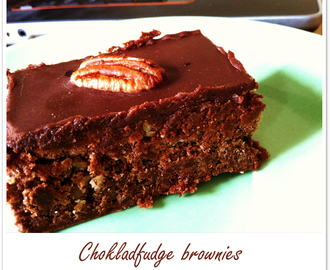 Nötig dessert - chokladfudge brownies