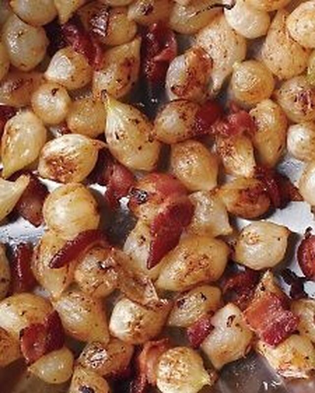 Caramelized Pearl Onions and Bacon Recipe | Recipe | Recipes, Onion recipes, Cooking recipes