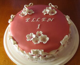Födelsedagstårta till Ellen