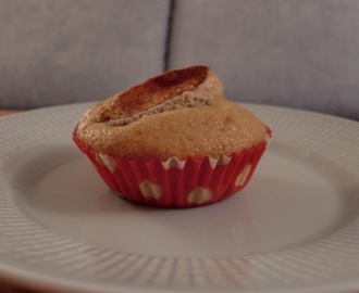 Äppelmuffins med kanel och ingefära