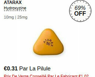 Acheter Atarax 10 mg En Belgique – Online Pharmacie France