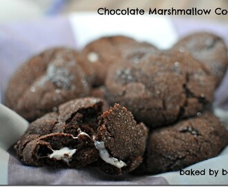 Chocolate marshmallow cookies