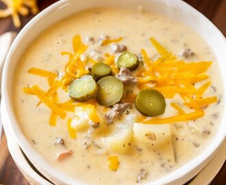 Creamy Cheeseburger Soup Recipe