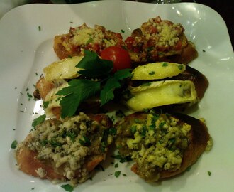 Tre sorters Bruschetta