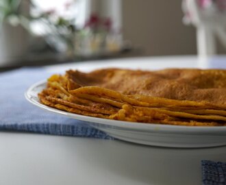 Glutenfria pannkakor med morötter