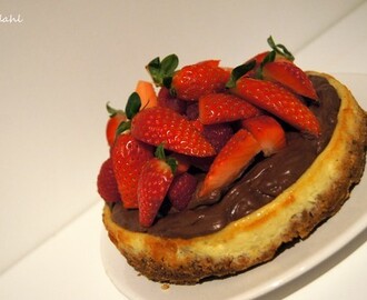 Cheescake med chokladcreme