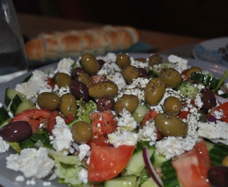 Grekisk sallad med matvete