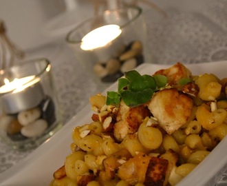 Veckans vegetariska: Butternutpasta med halloumi