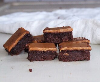 LCHF brownies med kolatäcke!