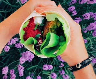 Vegansk falafel på gula ärtor