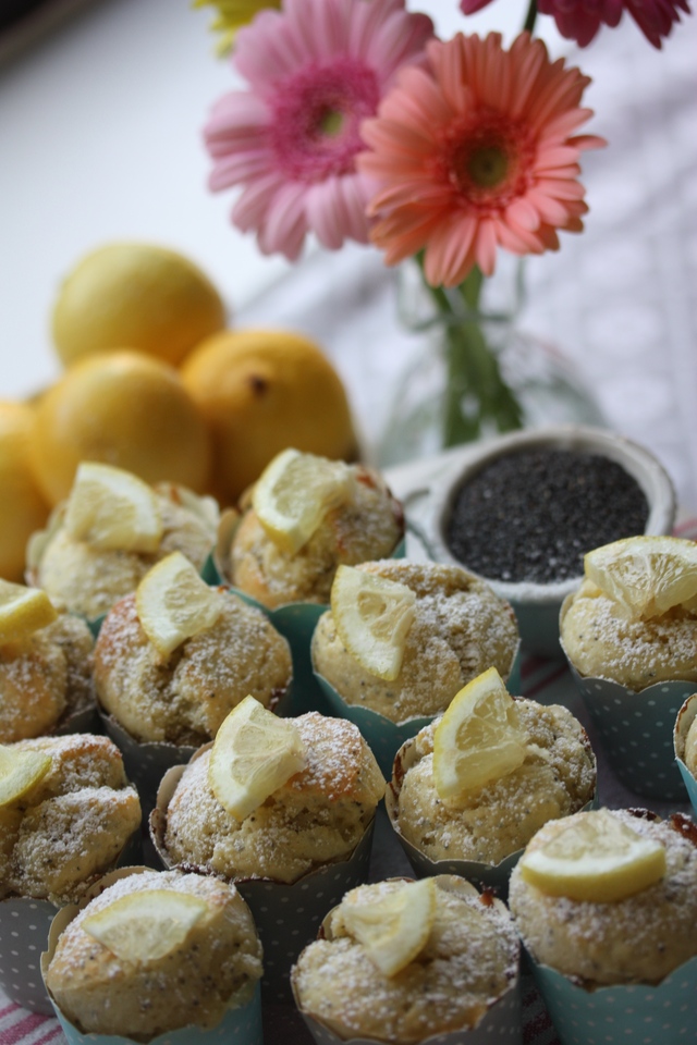 Lemon Poppyseed Muffins – Citron & Valmomuffin