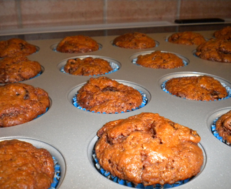 Romrussin chokladmuffins