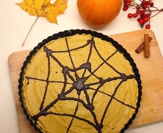 Raw Halloween Cheesecake