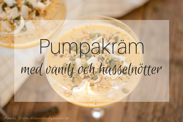 Pumpkräm – perfekt dessert för Halloweenfesten