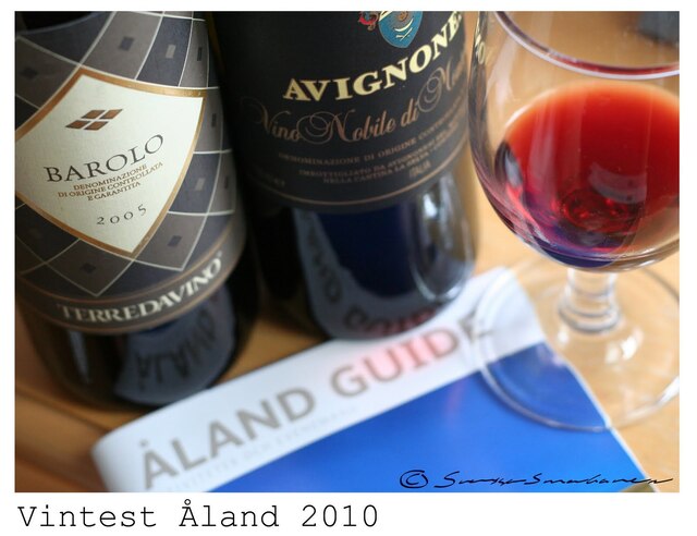 Terre da Vino Barolo 2005 & Avignonesi Vino Nobile di Montepulciano 2007. Åland tur och retur..