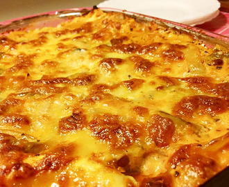 Grymt krämig vegetarisk lasagne