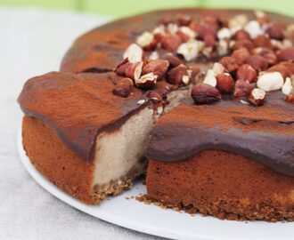 Caffe Mocha Cheesecake – cheesecake smaksatt med kaffe och choklad