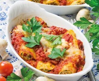 Tomatgratinerad cannelloni