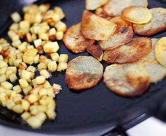 Ugnsbakad rödspätta med råstekt potatis och vitlökssmör