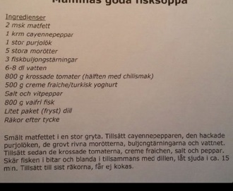 Mammas goda fisksoppa