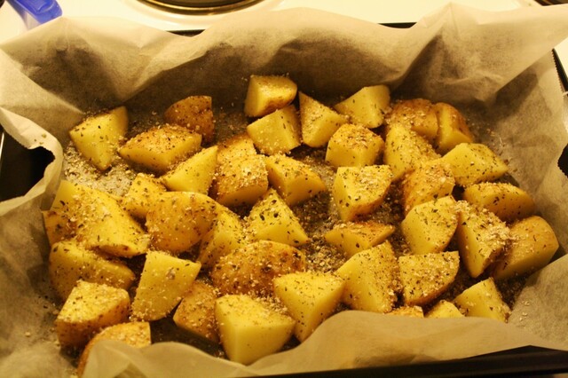 Helgmiddag – Ryggbiff med krispig ugnsrostad potatis