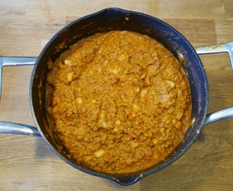 Mustig chili con carne i Crock-Pot