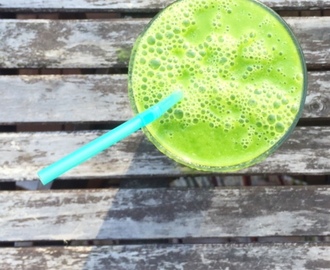 Grön smoothie med melon och lime – mums!