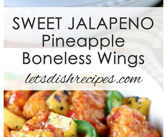 Sweet Jalapeno Pineapple Boneless Wings | Recipe | Boneless wing recipes, Wing sauce recipes, Chicken wing recipes