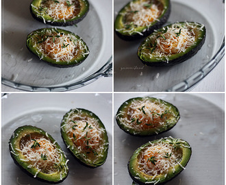 Gratinerad avokado med parmesan & timjan