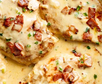 Creamy Beer Cheese Chicken With Crispy Bacon (No Heavy Cream)